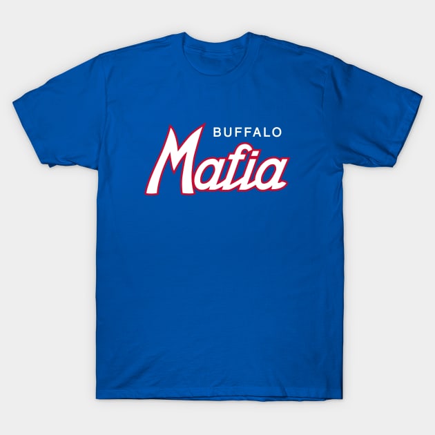 Buffalo Mafia - Blue 3 T-Shirt by KFig21